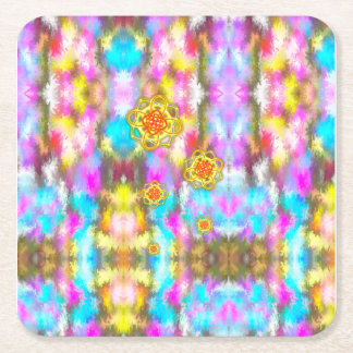 Dessous-de-verre Carré En Papier Le monde dans lequel nous vivons est apprécié