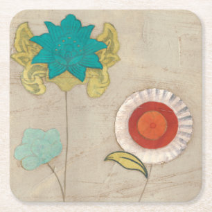 Dessous-de-verre Carré En Papier Le pétale modèle I