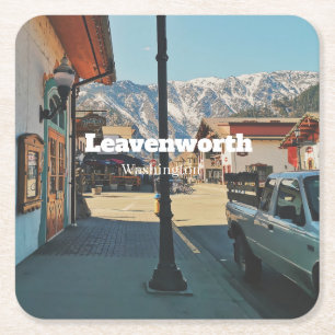 Dessous-de-verre Carré En Papier Leavenworth - Washington 