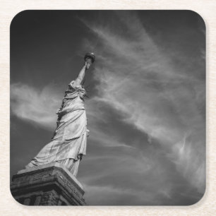 Dessous-de-verre Carré En Papier Les monuments Statue de la Liberté Manhattan NYC