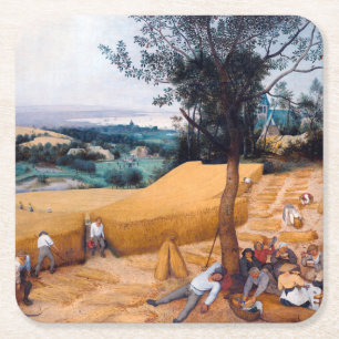 Dessous-de-verre Carré En Papier Les Pêcheurs, Pieter Bruegel