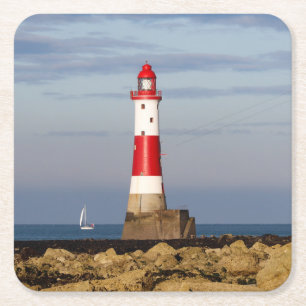 Dessous-de-verre Carré En Papier Les phares Beachy Head Lighthouse England