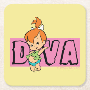 Dessous-de-verre Carré En Papier Les Pierrafeu   Galets - Little Diva