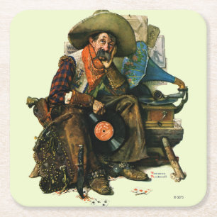 Dessous-de-verre Carré En Papier Les rêves d'il y a longtemps