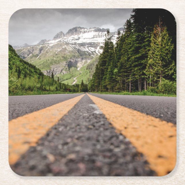 Dessous-de-verre Carré En Papier L'explorez (Devant)