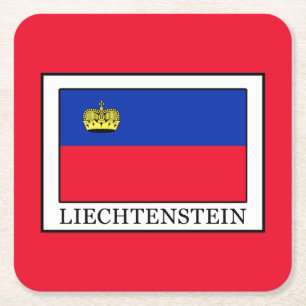 Dessous-de-verre Carré En Papier Liechtenstein