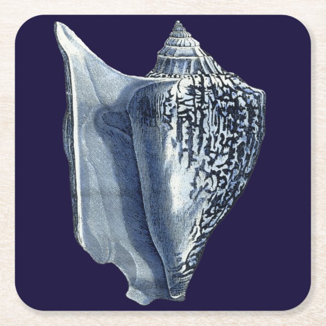 Dessous-de-verre Carré En Papier L'indigo écosse I (Devant)