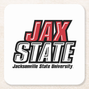 Dessous-de-verre Carré En Papier Logo JAX STATE de Jacksonville State University
