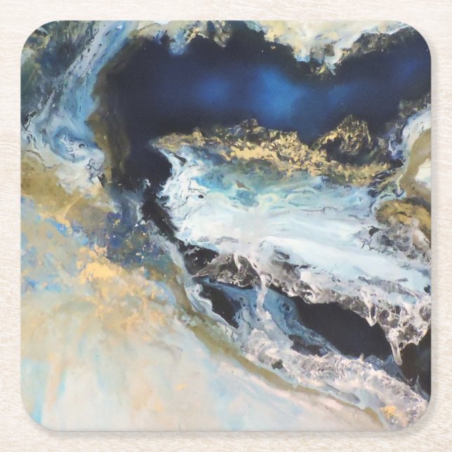 Dessous-de-verre Carré En Papier Los Mares (Devant)