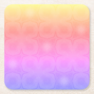 Dessous-de-verre Carré En Papier Luncheon Paper Napkins in pink purple yellow