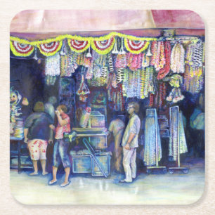 Dessous-de-verre Carré En Papier Mad Man on Market and Main, Singapour