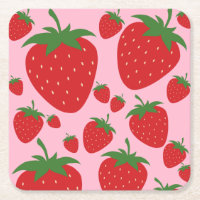 Marché des fruits Fraises roses Aliments Art Abstr