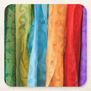 Dessous-de-verre Carré En Papier Marché international de l'art populaire