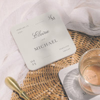 Mariage éditorial ivoire minimaliste