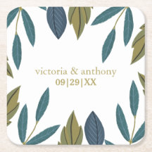 Mariage floral feuille rustique