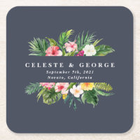 mariage floral tropical lumineux