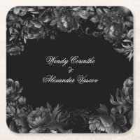 Mariage gothique noir classique
