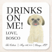 Mariage personnalisé Blonce Tan Golden Shih Tzu
