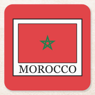 Dessous-de-verre Carré En Papier Maroc
