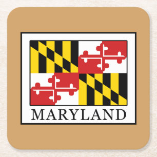 Dessous-de-verre Carré En Papier Maryland