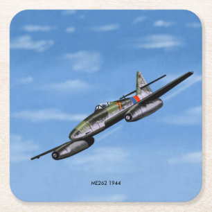 Dessous-de-verre Carré En Papier ME262 dessous de verre papier Figter 1944