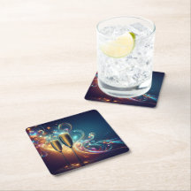 Midnight Toast Coasters