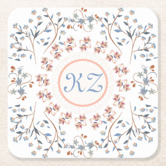 Dessous-de-verre Carré En Papier miroir compact