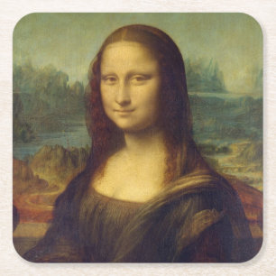 Dessous-de-verre Carré En Papier Mona Lisa