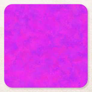 Dessous-de-verre Carré En Papier Motif Abstrait rose pourpre