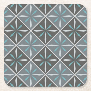 Dessous-de-verre Carré En Papier Motif de carreaux de céramique