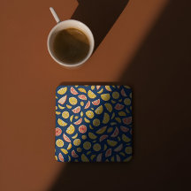 Motif du Dessous de verre de papier à tranches ora