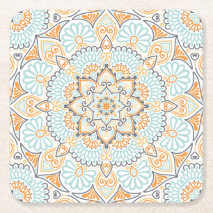 Dessous-de-verre Carré En Papier Motif en carrelage sans couture : décoratif, desig