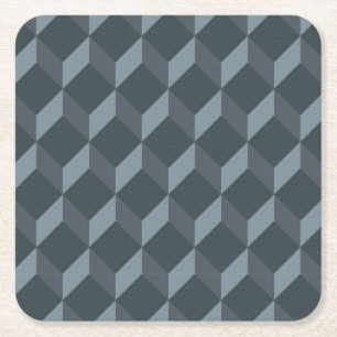 Dessous-de-verre Carré En Papier Motif géométrique abstrait d'arrière - plan
