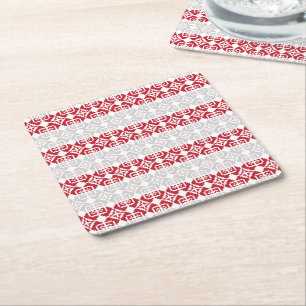 Dessous-de-verre Carré En Papier Motif géométrique SUN du matin letton II
