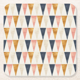 Dessous-de-verre Carré En Papier Motif scandinave de drapeau de marine