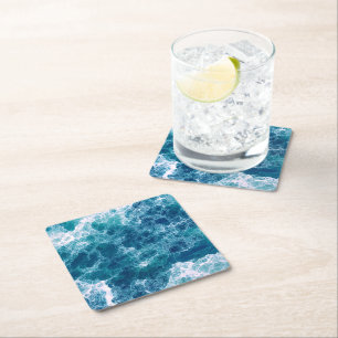 Dessous-de-verre Carré En Papier Mousse mer  