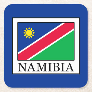 Dessous-de-verre Carré En Papier Namibie
