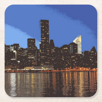 Dessous-de-verre Carré En Papier New York 001