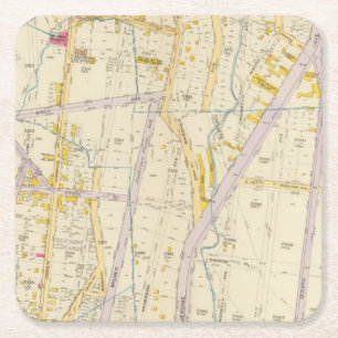 Dessous-de-verre Carré En Papier New York 10