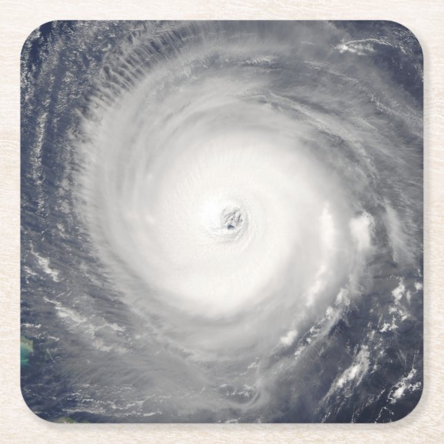 Dessous-de-verre Carré En Papier Oeil de l'ouragan (Devant)