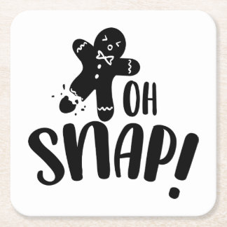 Dessous-de-verre Carré En Papier Oh Snap Holiday