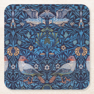 Dessous-de-verre Carré En Papier Oiseaux, William Morris