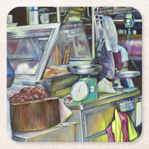 Dessous-de-verre Carré En Papier Où est le Fish Head Curry ? Singapour