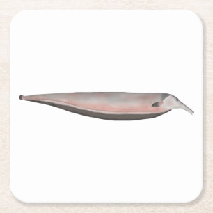 Dessous-de-verre Carré En Papier Oxyrhynchus Knifefish (corégone-fantôme)