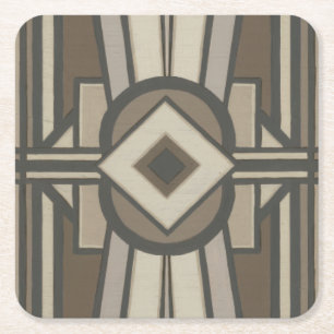 Dessous-de-verre Carré En Papier Panneau neutre II de Deco