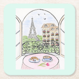 Dessous-de-verre Carré En Papier Paris est une bonne idée