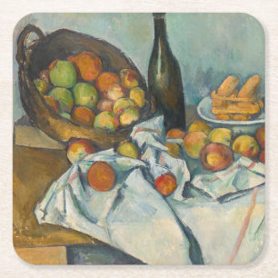 Dessous-de-verre Carré En Papier Paul Cezanne - Le panier des pommes