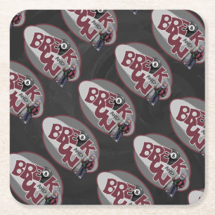 Dessous-de-verre Carré En Papier Pause et exécution