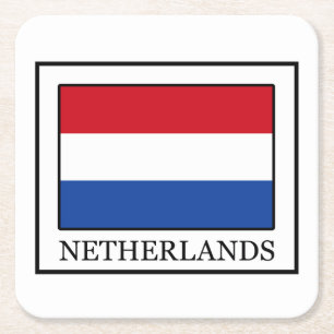 Dessous-de-verre Carré En Papier Pays-Bas