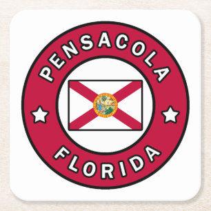 Dessous-de-verre Carré En Papier Pensacola Floride